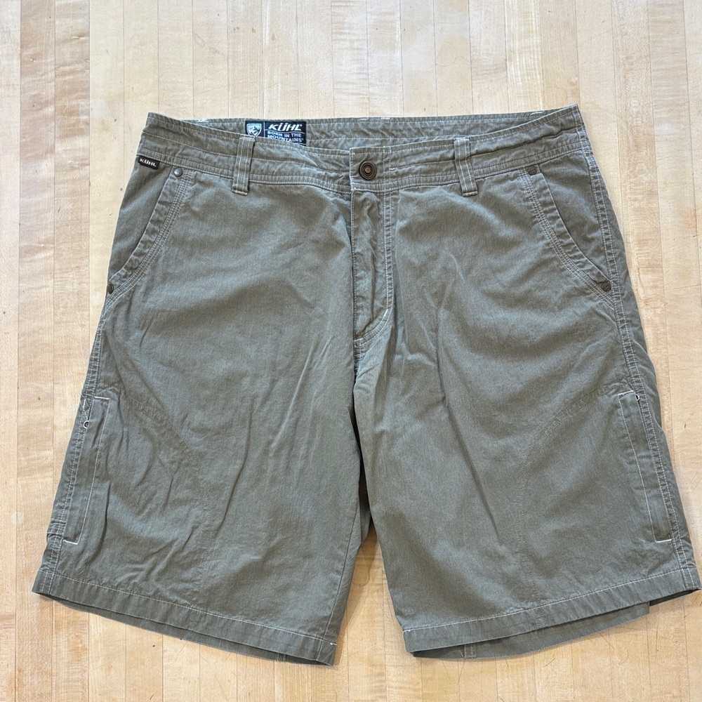 KUHL Men's Short Size 36 Ramblr 11” Lightweight‎ Green Hiking Outdoor